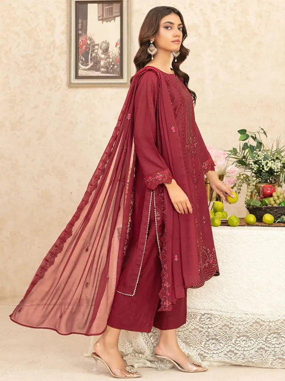 Machel Embroidered Viscose Collection 2025 by Tawakkal Fabrics (D-01)