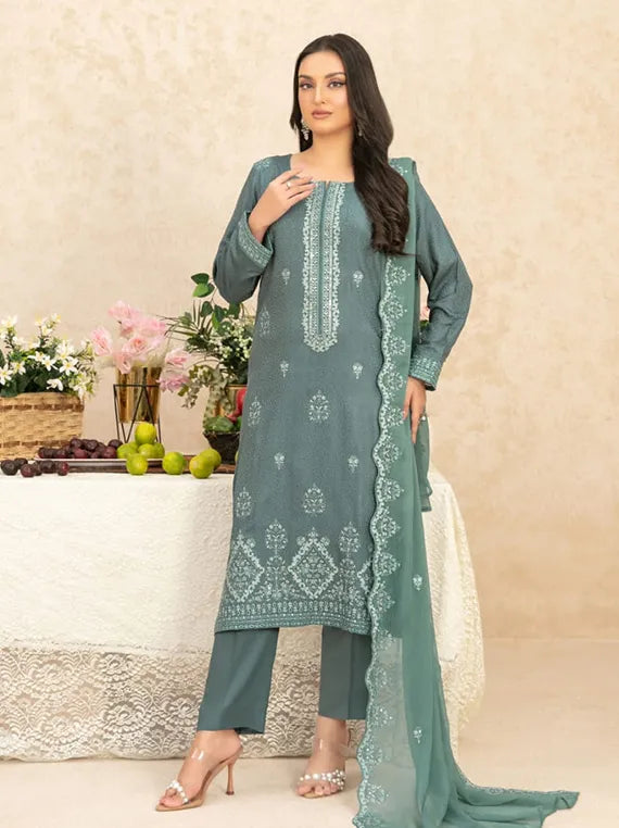 Machel Embroidered Viscose Collection 2025 by Tawakkal Fabrics (D-02)