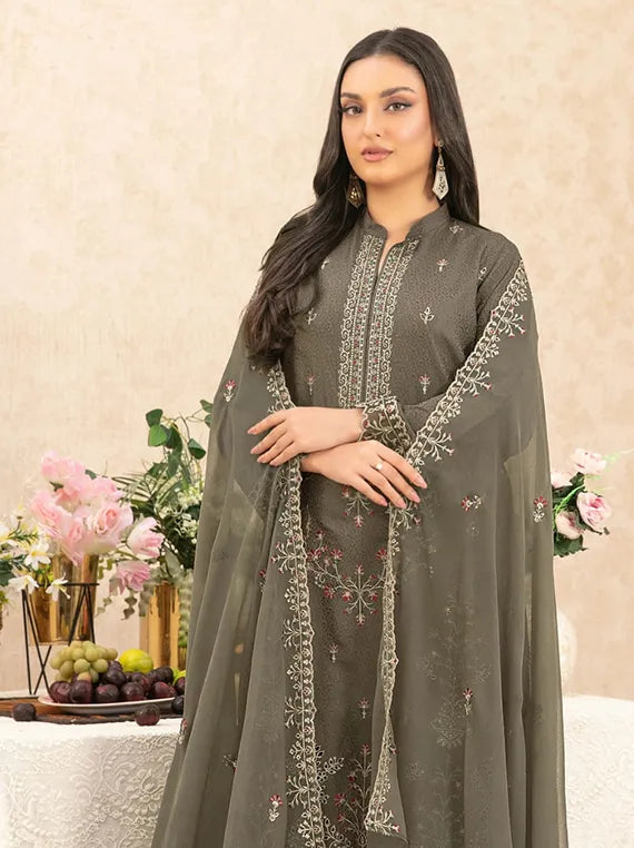 Machel Embroidered Viscose Collection 2025 by Tawakkal Fabrics (D-04)