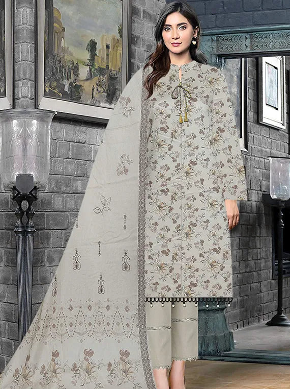 Mah Jabeen Printed Lawn Collection 2025 By Lasani (D-07)