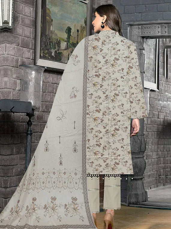 Mah Jabeen Printed Lawn Collection 2025 By Lasani (D-07)