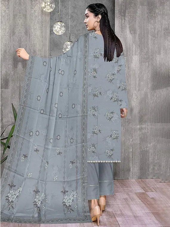 Mah Jabeen Printed Lawn Collection 2025 By Lasani (D-09)