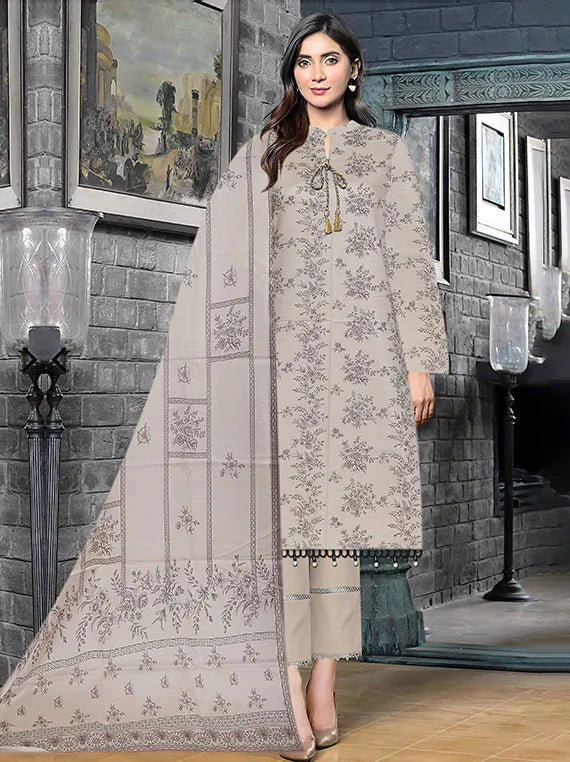 Mah Jabeen Printed Lawn Collection 2025 By Lasani (D-10)