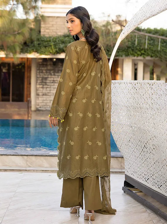 Mahees Embroidered Lawn Collection 2025 by Riaz Arts (D-06)
