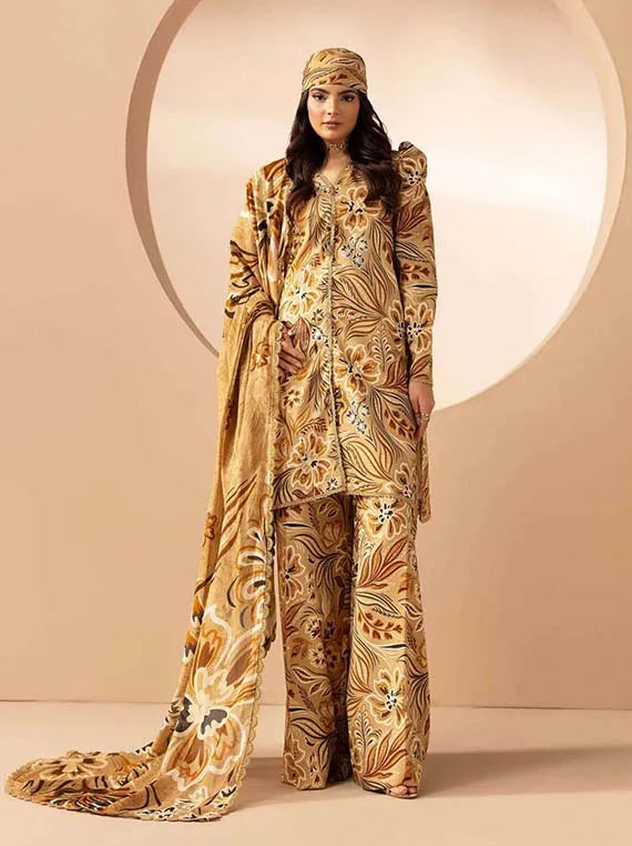 Mahmal Printed Bana Dora Staple Collection 2025 By Lamisah (D-02)