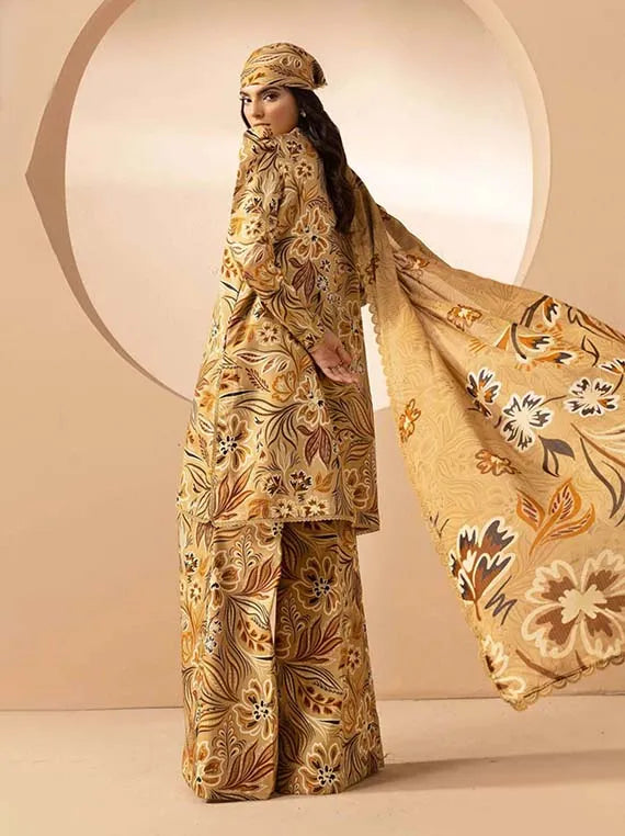 Mahmal Printed Bana Dora Staple Collection 2025 By Lamisah (D-02)