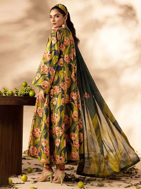 Mahmal Printed Bana Dora Staple Collection 2025 By Lamisah (D-06)
