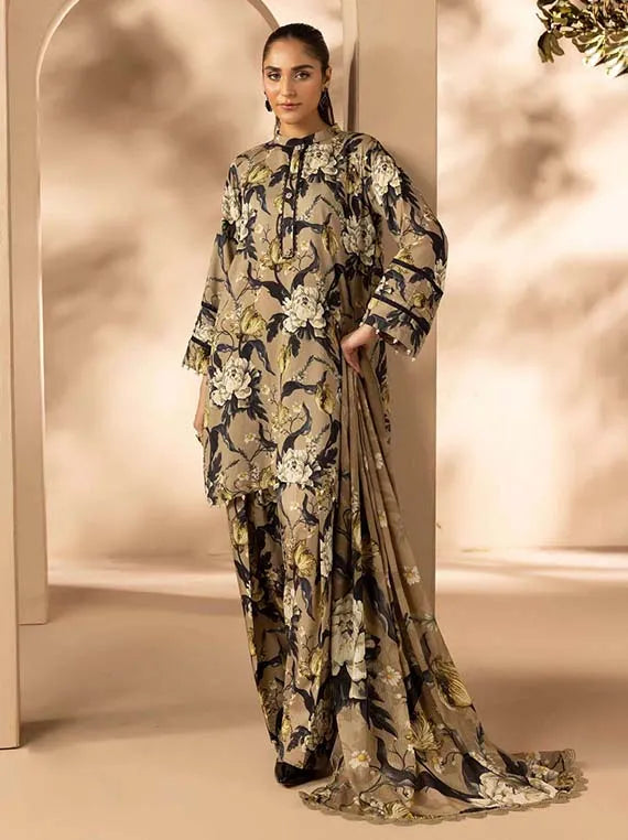 Mahmal Printed Bana Dora Staple Collection 2025 By Lamisah (D-09)