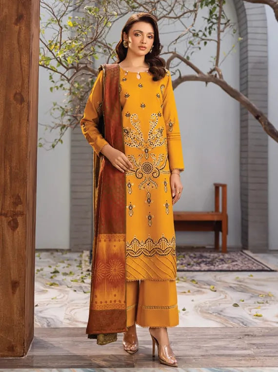 Mahrosh Embroidered Dhanak Collection 2025 By Puri Fabric