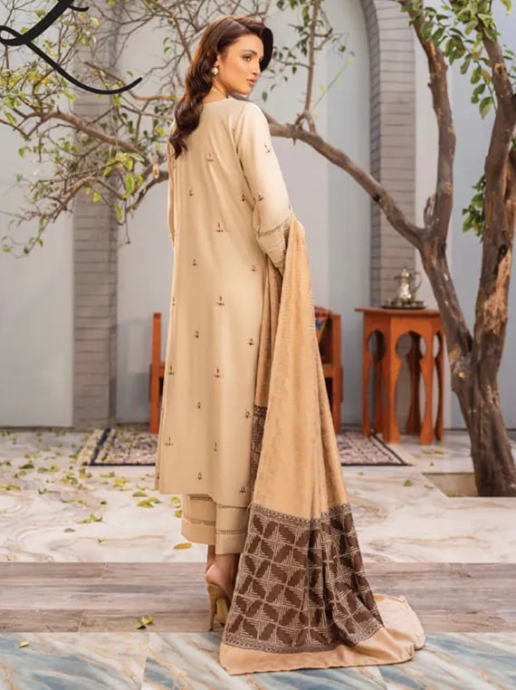 Mahrosh Embroidered Dhanak Collection 2025 By Puri Fabric (D-06)