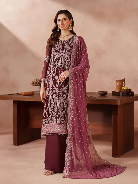 Mahrosh Festive Formals Collection 2025 By Zarif (MUF-02 SAMROSE)