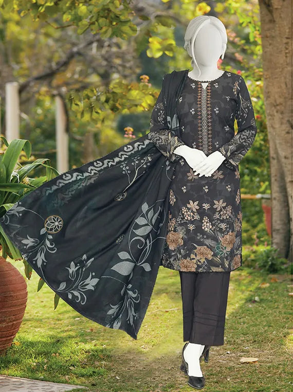 Maiza Embroidered Printed Peach Collection 2025 Vol-02 By ABC (D-03)