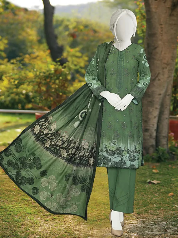 Maiza Embroidered Printed Peach Collection 2025 Vol-02 By ABC (D-04)