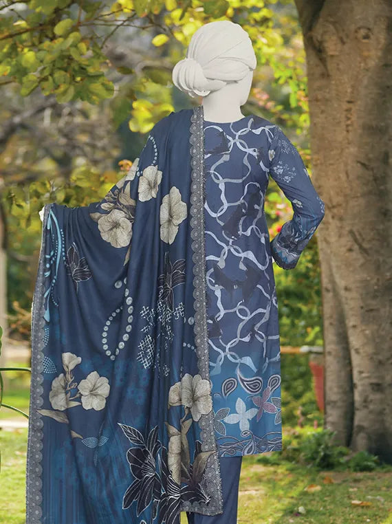 Maiza Embroidered Printed Peach Collection 2025 Vol-02 By ABC (D-05)