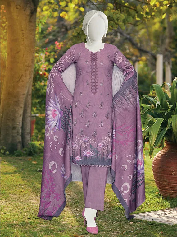 Maiza Embroidered Printed Peach Collection 2025 Vol-02 By ABC