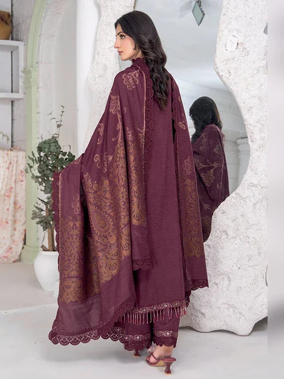 Makhmal by Riaz Arts Cotrai Velvet Unstitched Collection 2026 (D-02)