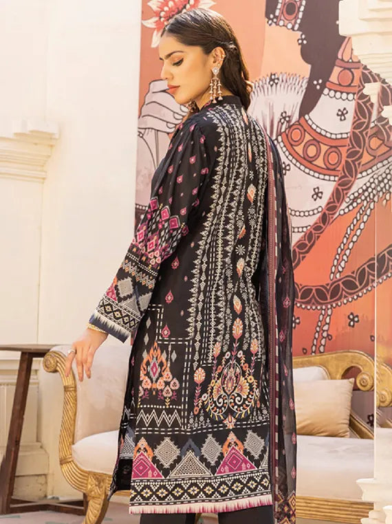 Malhar Printed Lawn Collection 2025 (D-02)