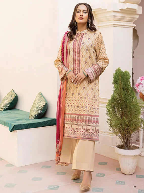 Malhar Printed Lawn Collection 2025 (D-05)