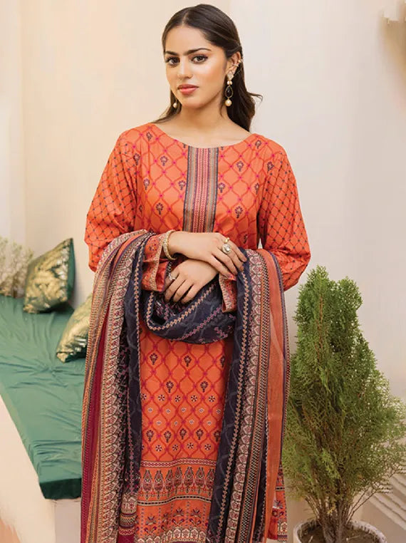 Malhar Printed Lawn Collection 2025 (D-06)