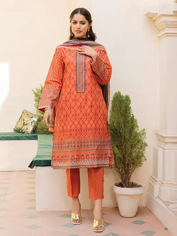 Malhar Printed Lawn Collection 2025 (D-06)