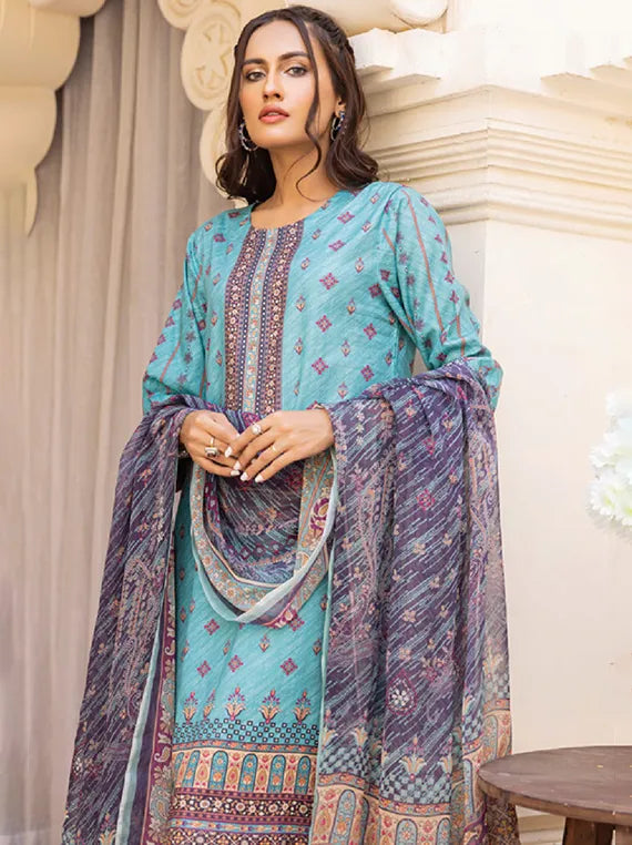 Malhar Printed Lawn Collection 2025 (D-08)