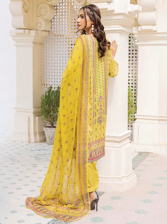 Malhar Printed Lawn Collection 2025 (D-09)
