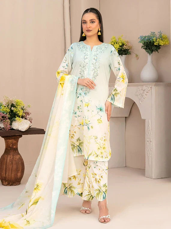 Malhar by Tawakkal Fabric Royal Lawn Collection 2026 (D-3072)