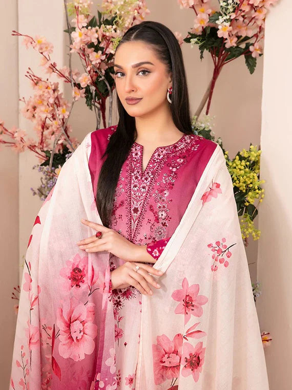 Malhar by Tawakkal Fabric Royal Lawn Collection 2026 (D-3077)