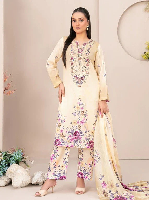 Malhar by Tawakkal Fabric Royal Lawn Collection 2026 (D-3078)