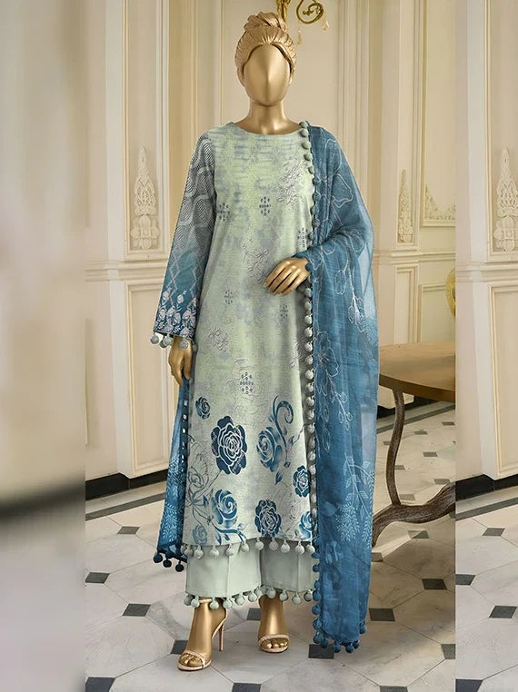 Malka by ABC Embroidered Printed Lawn Collection 2026 (AA-03)