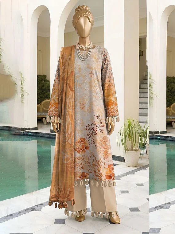 Malka by ABC Embroidered Printed Lawn Collection 2026 (AA-04)