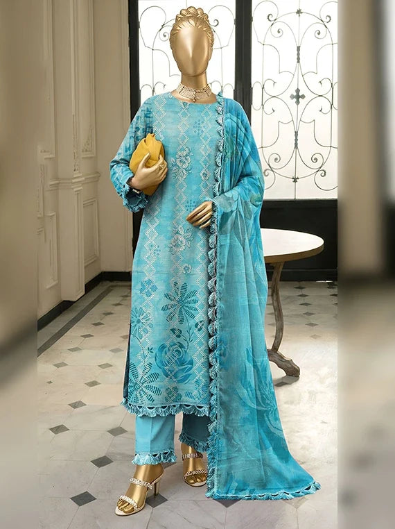 Malka by ABC Embroidered Printed Lawn Collection 2026 (AA-05)