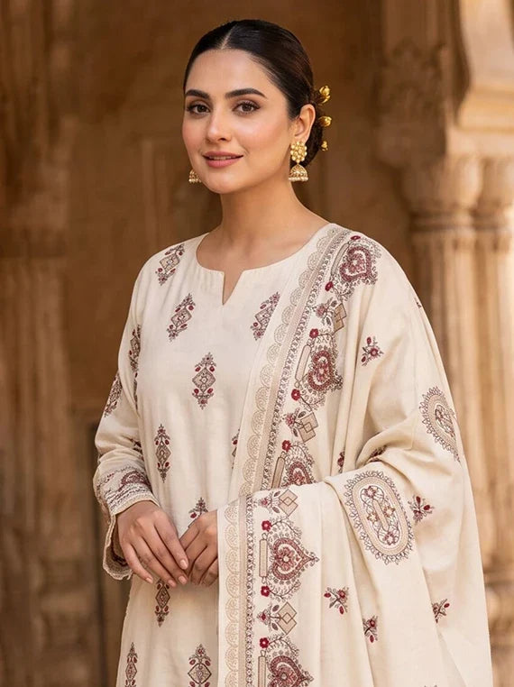 Manizay Andaz-E-Minahil Winter Wool Collection 2026 (D-06)