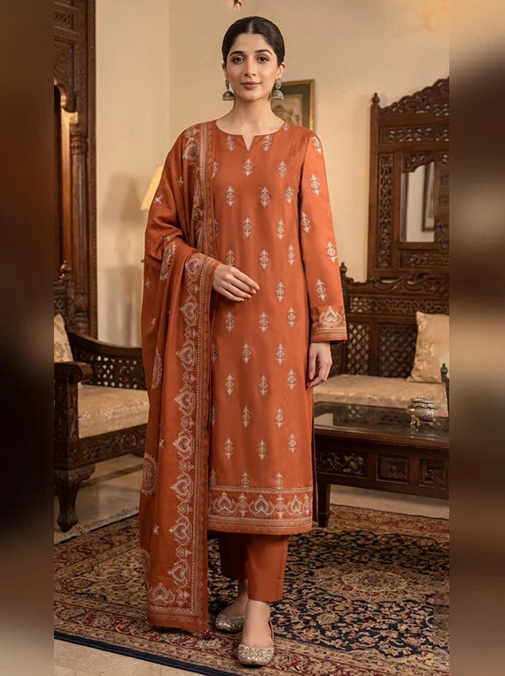 Manizay Andaz-E-Minahil Winter Wool Collection 2026