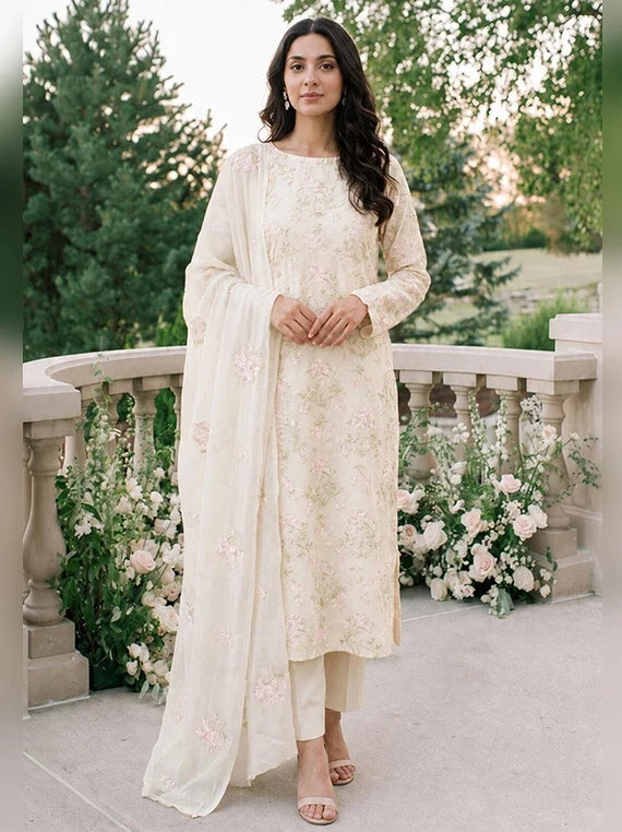 Manizay By Hayat Embroidered Karandi Collection 2026 (D-03)