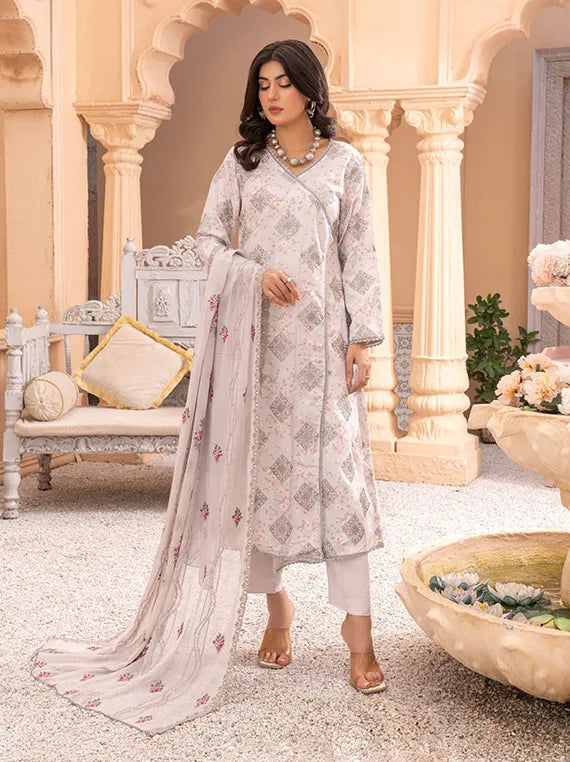 Manizay Super Anmol Embroidered Viscos Collection 2024 (M-01)