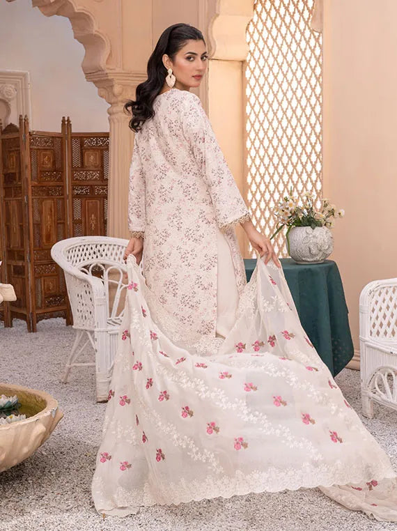 Manizay Super Anmol Embroidered Viscos Collection 2024 (M-08)