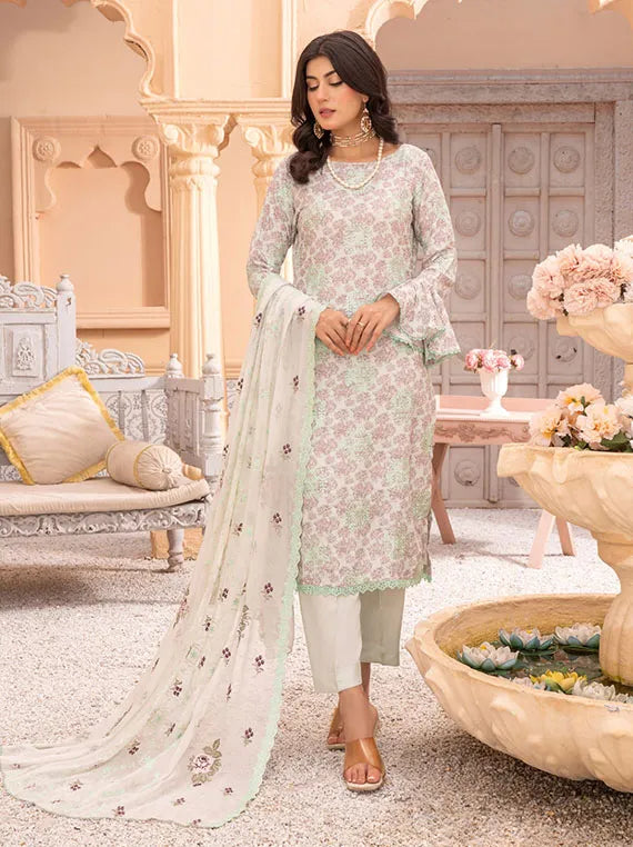 Manizay Super Anmol Embroidered Viscos Collection 2024 (M-09)