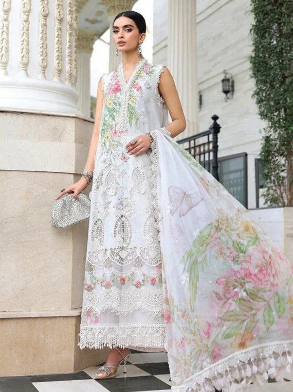 Maria.B Eid Luxury Embroidered Lawn Collection 2026 (D-03)