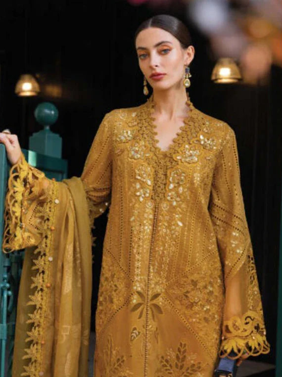 Maria.B Eid Luxury Embroidered Lawn Collection 2026 (D-07)