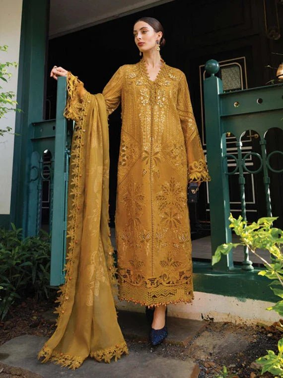 Maria.B Eid Luxury Embroidered Lawn Collection 2026 (D-07)