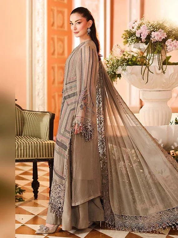 Maria.B Embroidered Chiffon Collection 2026 Vol-07 (D1)