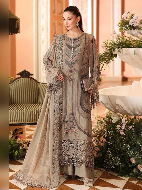 Maria.B Embroidered Chiffon Collection 2026 Vol-07 (D1)