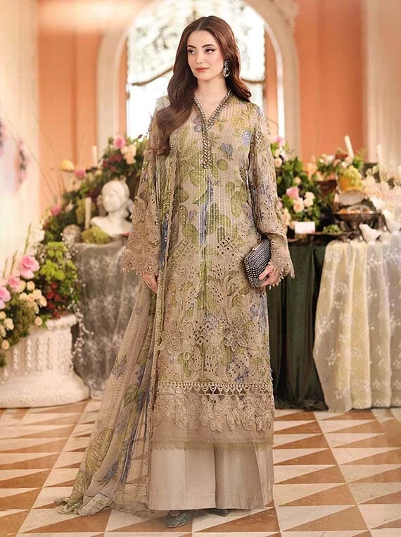 Maria.B Embroidered Chiffon Collection 2026 Vol-07 (D3)