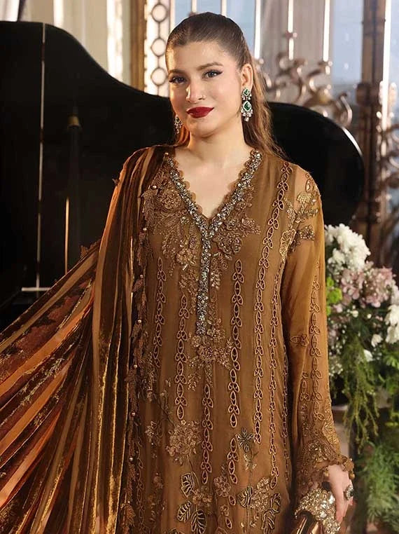Maria.B Embroidered Chiffon Collection 2026 Vol-07 (D5)