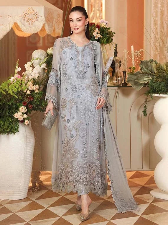 Maria.B Embroidered Chiffon Collection 2026 Vol-07 (D6)