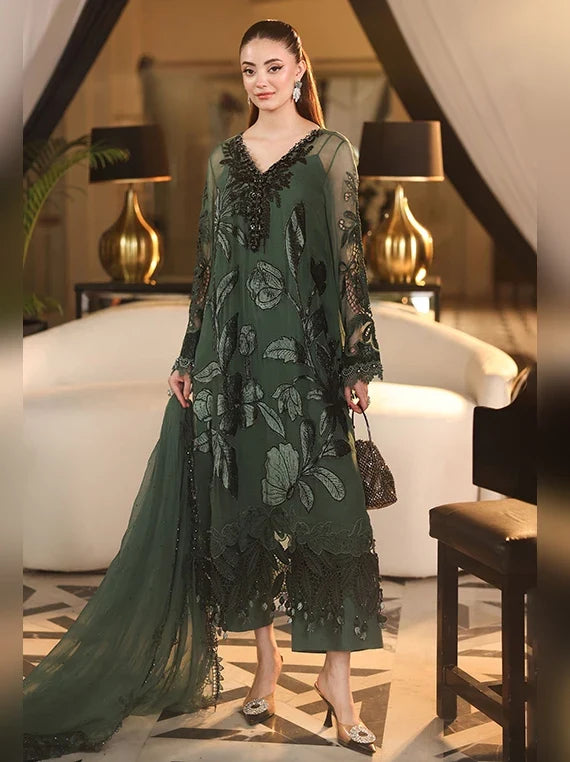 Maria.B Embroidered Chiffon Collection 2026 Vol-07