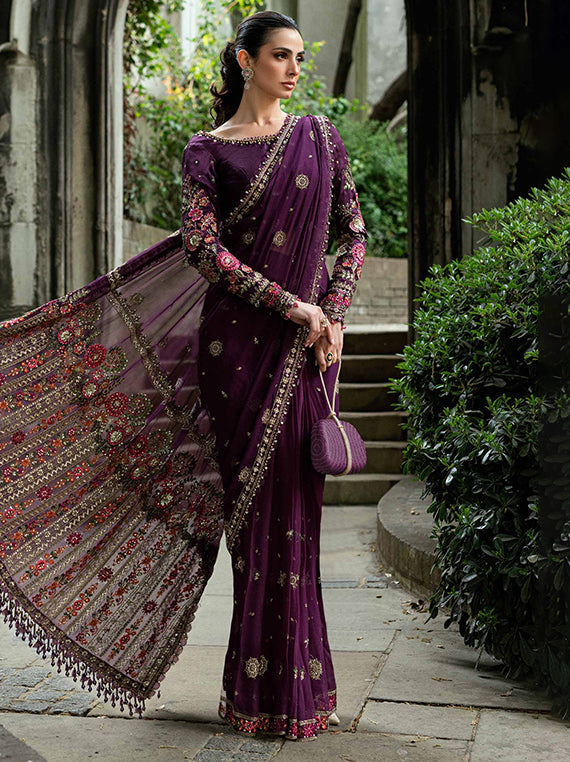 Maria.B Luxury Soiree Embroidered Chiffon Collection 2025