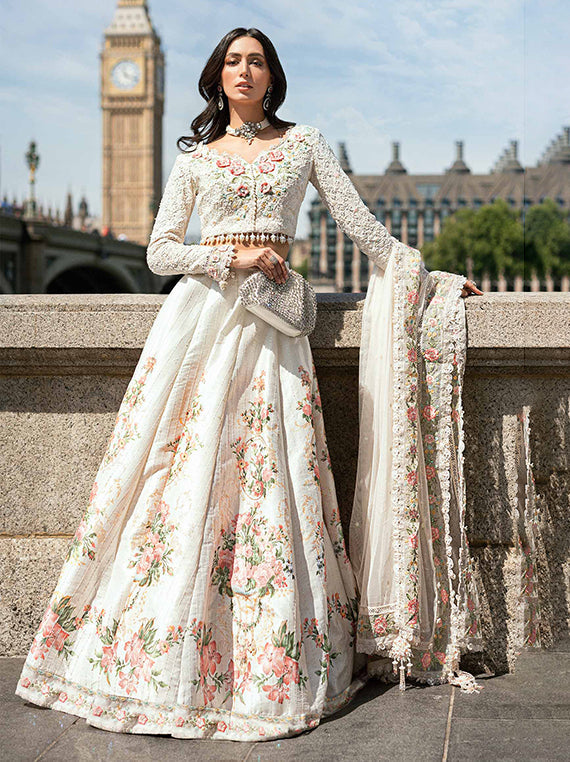 Maria.B Luxury Soiree Embroidered Chiffon Collection 2025 (D2)