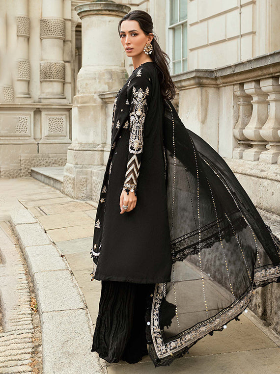 Maria.B Luxury Soiree Embroidered Chiffon Collection 2025 (D3)